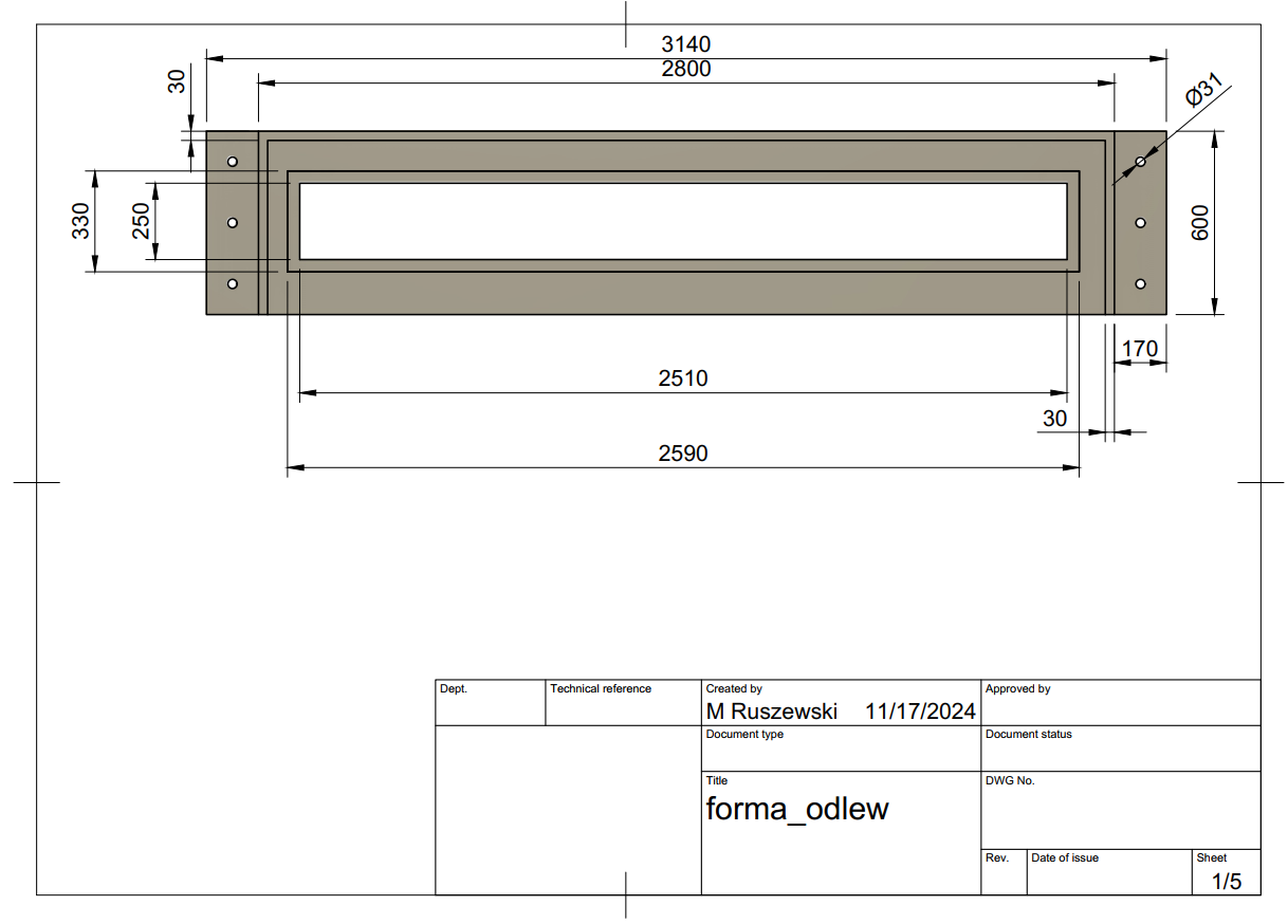Dokumentacja techniczna konstrukcji stalowych CAD
